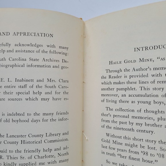 Local History Book Death of a Gold Mine Pittman Signed # 29 / 500 Haile SC 1st - Picture 12 of 16